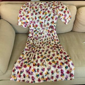 Vintage Adrianna Papell silk dress size 6